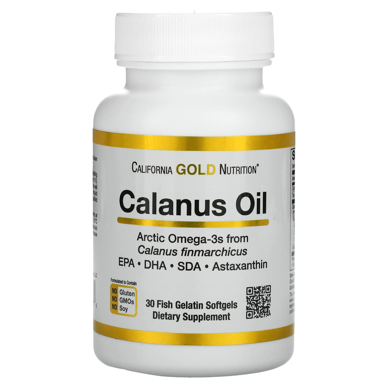 Calanus Oil, 500 mg, 30 Fish Gelatin Softgels, California Gold Nutrition