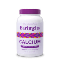 Thumbnail for BariMelts Calcium Citrate with Vitamin D3 & Magnesium, 120 Smooth-Dissolving Tablets (1-Month Supply), Bariatric Calcium Supplements for Women, Natural Berry Flavor