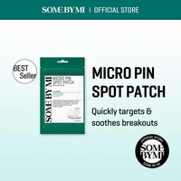 Thumbnail for SOME BY MI Micro Pin Spot Patch - Pack of 1, 14mm 9 Counts - Microneedle Hydrocolloid Pimple Patch with Salicylic and Hyaluronic Acid - Skin Troubles Care Focused Spot Cover - Korean Skin Care