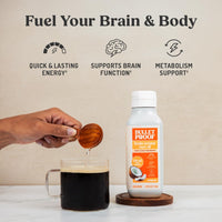 Thumbnail for Bulletproof Coconut Brain Octane C8 MCT Oil, 16 Ounces, Premium Keto Supplement for Sustained Energy, Brain and Body Fuel, Unflavored, Add to Coffee and Smoothies, Packaging May Vary