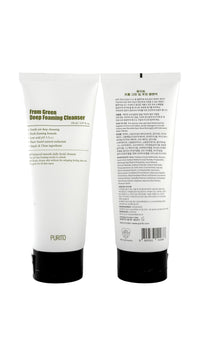 Thumbnail for PURITO From Green Deep Foaming Cleanser 150ml / 5.07 fl.oz, pH 5.5, plant-based, natural ingredients, cruelty-free, Vegan
