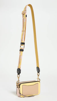 Thumbnail for Marc Jacobs Women's The Color-Block Snapshot, Yellow Cream Multi, One Size