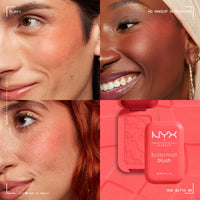 Thumbnail for NYX PROFESSIONAL MAKEUP Buttermelt Powder Blush, Fade and Transfer-Resistant Blush, Up to 12HR Make Up Wear, Vegan Formula - Had Butta
