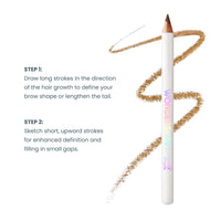 Thumbnail for WONDERSKIN Eyebrow Pencil - Sharpenable Brow Pencil For Natural Looking Brows, Brown Eye Makeup, Long Lasting Eyebrow Pomade (Blonde)