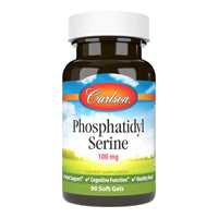 Thumbnail for Carlson - Phosphatidyl Serine, 100 mg, Non-GMO, Brain Function, 90 Softgels