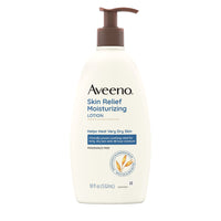 Thumbnail for Aveeno Skin Relief Fragrance-Free Moisturizing Lotion for Sensitive Skin, with Natural Shea Butter & Triple Oat Complex, Unscented Therapeutic Body Lotion for Itchy, Extra-Dry Skin, 18 fl. oz