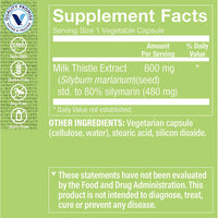 Thumbnail for The Vitamin Shoppe Milk Thistle 600 MG - Liver Health Support, Detoxification & Antioxidant Protection (100 Capsules)