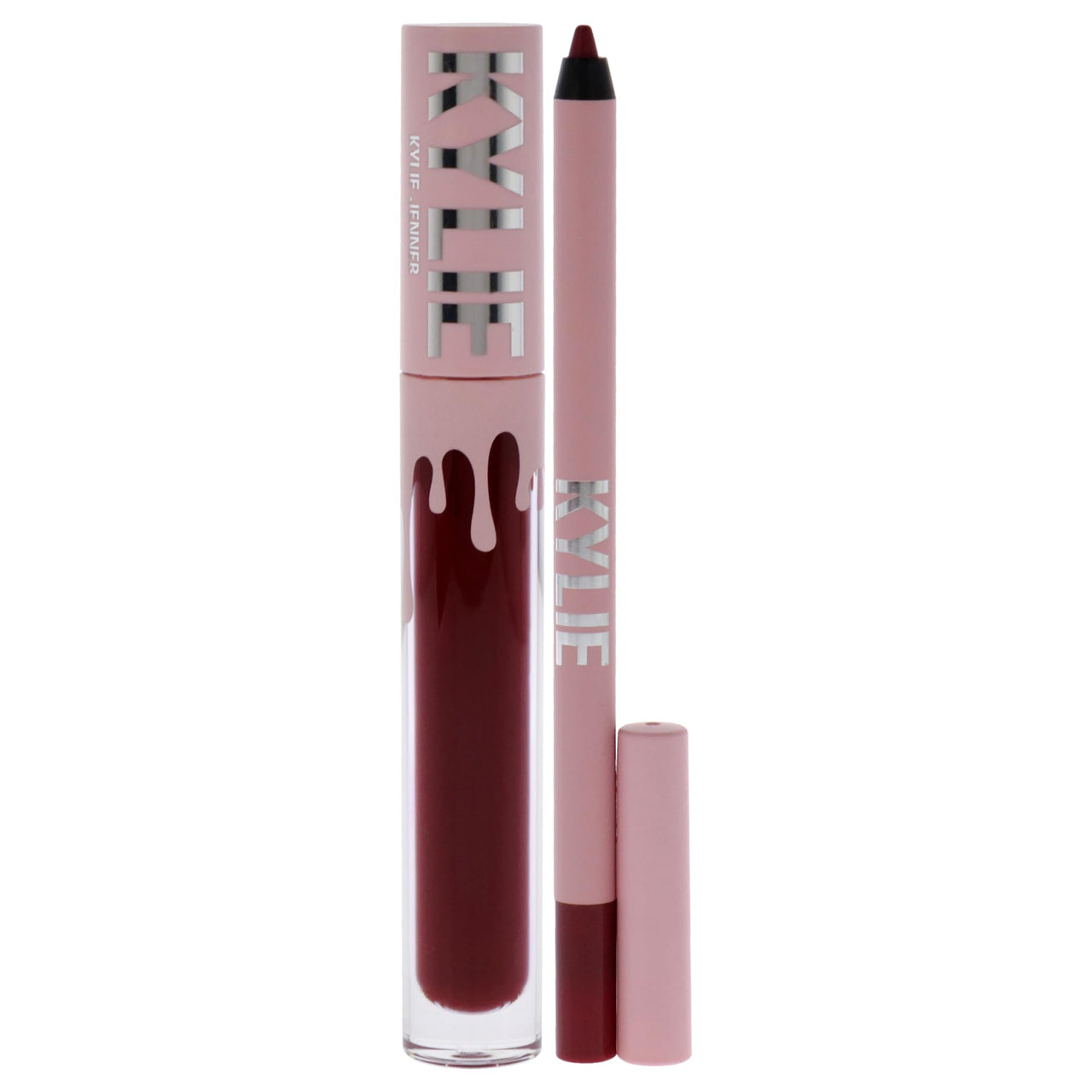 Matte Lip Kit - 403 Bite Me by Kylie Cosmetics for Women - 2 Pc 0.10 oz Matte Liquid Lipstick, 0.03 oz Lip Liner