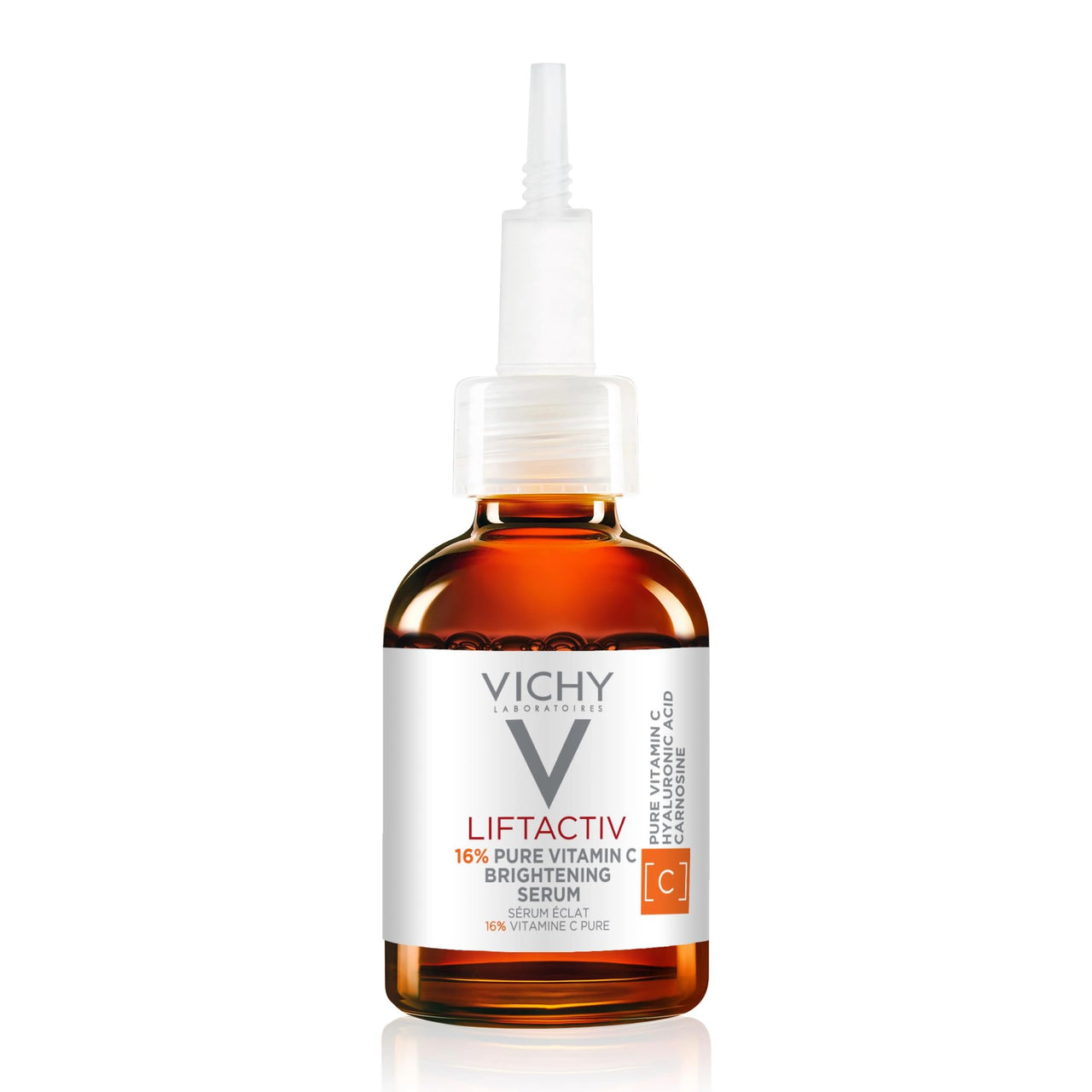 Vichy LiftActiv Vitamin C Serum For Face, Brightening Serum With 15% Pure Vitamin C + Hyaluronic Acid + Vitamin E, Reduces Fine Lines, Smooths Skin Texture, Improves Radiance, Anti Aging