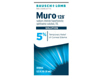 Thumbnail for Bausch & Lomb Muro 128 Solution 5% 15 mL (Pack of 2)