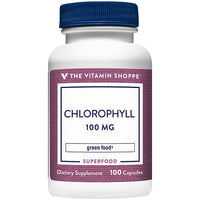 Thumbnail for The Vitamin Shoppe Chlorophyll 100mg Natural Food Supplement, Green (100 Capsules)