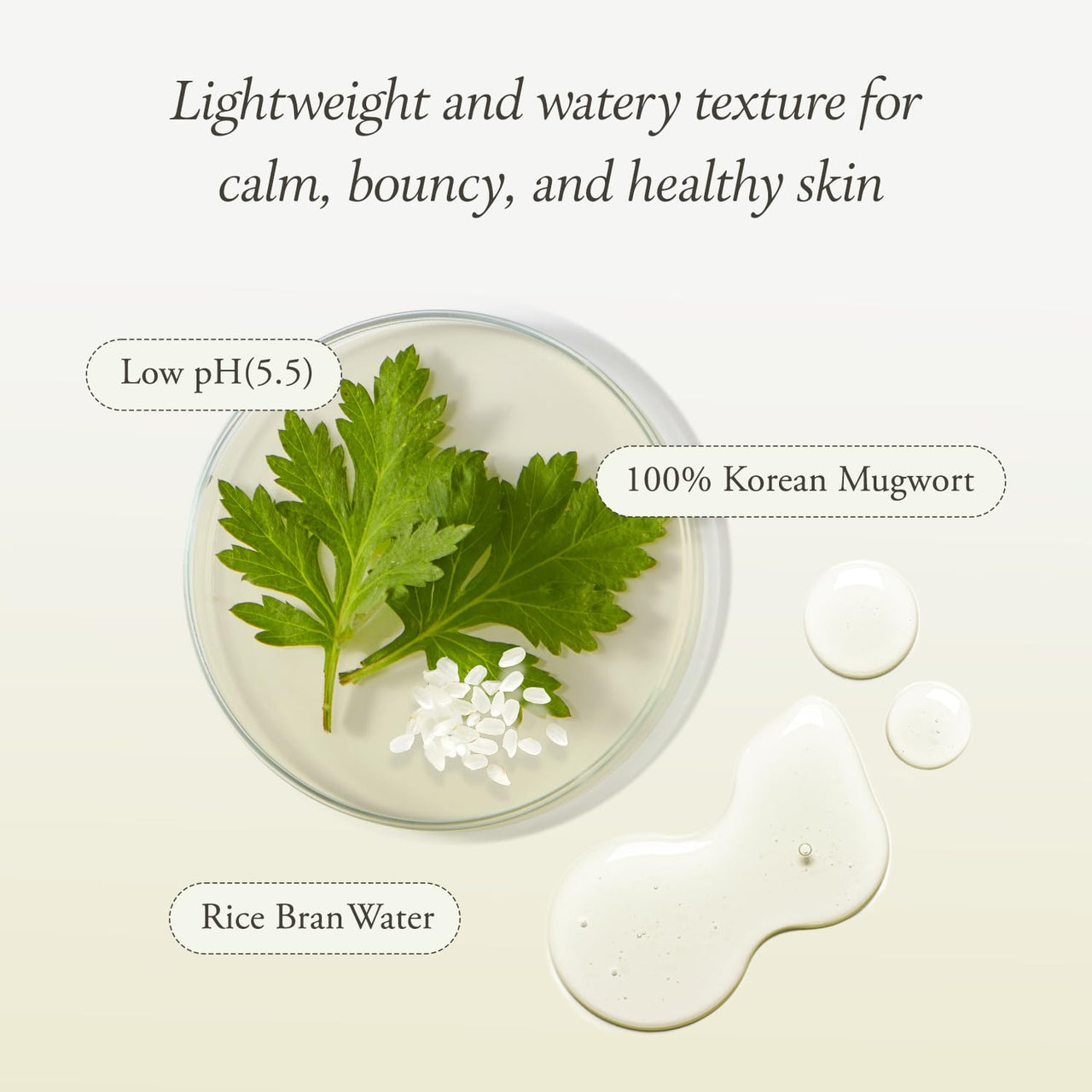 APRILSKIN Artemisia Korean Rice Toner | 100% Korean Mugwort | Hydration Boost Facial Toner | Vegan, Cruelty Free, Low pH, | No sulfates and Artificial Fragrance | Korean Skin Care | 6.76 oz