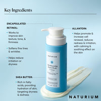 Thumbnail for Naturium Skin-Renewing Retinol Body Lotion Jumbo, Advanced Firming Anti-Aging Skin Care, with Encapsulated Retinol & Shea Butter, 14 oz