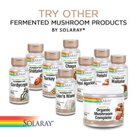 Thumbnail for SOLARAY Maitake, Reishi, & Shiitake Mushroom Complex Capsules - Mushroom Supplement for Men & Women, 600 mg per Serving, Immune Health Support - 100 Veg Caps
