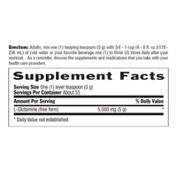 Thumbnail for Country Life Glutamine Pure Powder - 5000mg L-Glutamine - Muscle Tissue, Gut Health, Immune Support - Gluten-Free Certified - Ideal Pre/Post Workout Amino Acid Supplement, 55 Servings, 9.7oz