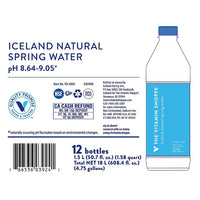 Thumbnail for Iceland Natural Spring Water (12 Bottles / 1.5 Liters per bottle)