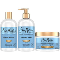 Thumbnail for SheaMoisture Shampoo & Conditioner, Manuka Honey & Yogurt Hydrate & Repair + Whipped Curl Cream for Curly Hair Definition, Frizz Control