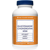 Thumbnail for The Vitamin Shoppe Glucosamine Chondroitin MSM - Joint Health, Cartilage Support & Mobility (360 Capsules)