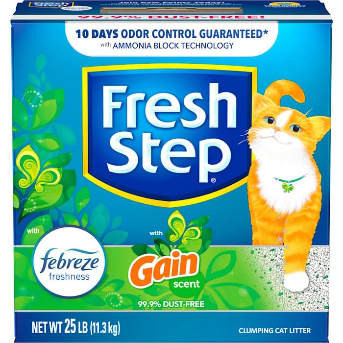 Fresh Step, Clumping Cat Litter with Gain Scent, 400 Ounce