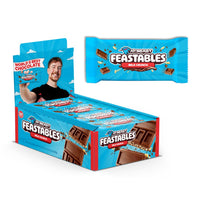 Thumbnail for MrBeast Feastables Milk Chocolate Crunch Bar, Full Size, 24 Count, Crispy & Creamy Chocolate Candy, Fairtrade Cocoa, 1.24oz Each