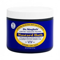 Thumbnail for Dr. Singha's Mustard Bath Salts - 8 oz Herbal Bath Soak with Essential Oils for a Relaxing and Rejuvenating Experience - Made in USA