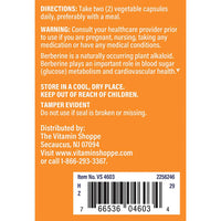 Thumbnail for The Vitamin Shoppe Berberine Ceylon Cinnamon Supports Blood Sugar (120 Vegetable Capsules)