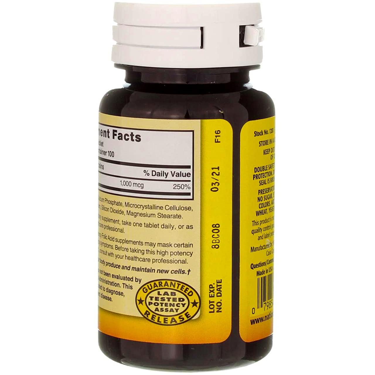 Folic Acid 1000 mcg 1Vitamin 000 mcg 100 Tabs