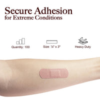 Thumbnail for Dynarex Sterile Adhesive Heavy Duty Woven Fabric Bandages - 7/8