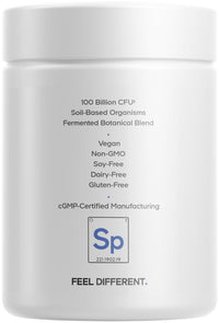 Thumbnail for Codeage SBO Probiotics, 100 Billion CFUs Per Serving, Multi Strain Soil Based Organisms Blend and Organic Fermented Botanical Blend, Shelf-Stable, 90 Capsules