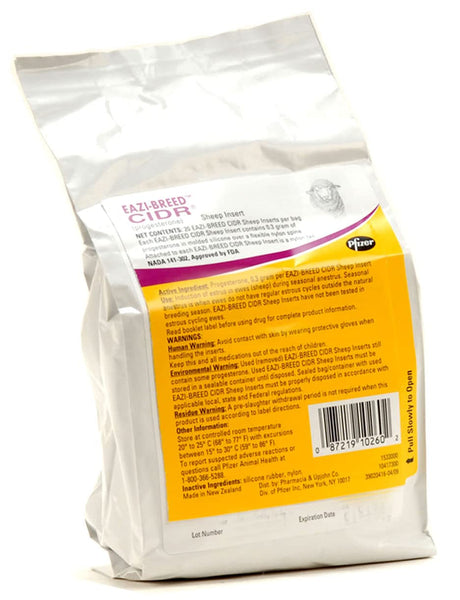 Eazi-Breed CIDR Sheep Inserts, 20 per Bag