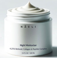 Thumbnail for Retinoid Cream - 4.25% Retinol Night Moisturizer for Face & Neck with Collagen, Peptides & Hyaluronic Acid - Anti Aging Wrinkle Cream, Improves Skin Tone & Texture, 3.4 oz