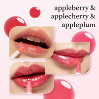 Thumbnail for NOONI Vegan Appleseed Lip Oil Set - Appleberry & Applecherry & Appleplum | Long-Lasting, Moisturizing, Plumping, Revitalizing for Dry Lips, Waterproof, No Peel Off, 0.12 FL Oz x 3ea