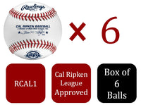 Thumbnail for Rawlings | CAL RIPKEN LEAGUE Baseballs | Competition Grade | RCAL1 | Youth/14U | 6 Count