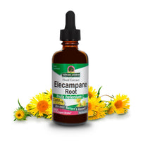 Thumbnail for Nature's Answer Elecampane Root 2 oz. Low Organic Alcohol 2000mg - Herbal Supplement - Non GMO & Kosher - Low Alcohol Gluten Free 100% Vegan - 2 FL Oz
