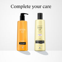 Thumbnail for Neutrogena Body Oil Light Sesame Formula, 16 fl oz, Radiant Glow Moisturizer for Dry Skin, Bath & Shower Oil For Smooth and Hydrated Skin
