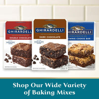 Thumbnail for Ghirardelli Ultimate Chocolate Premium Brownie Mix, Includes Chocolate Syrup and Chips, 19 oz Boxes (Pack of 12)
