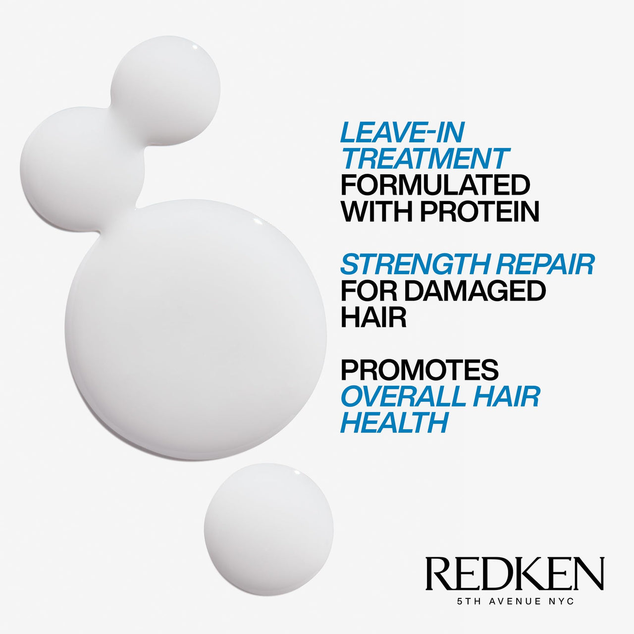 Redken Extreme Anti-Snap Anti-Breakage Leave-In Treatment For Distressed Hair - Fortifies & Helps Reduce Breakage, Infused With Proteins