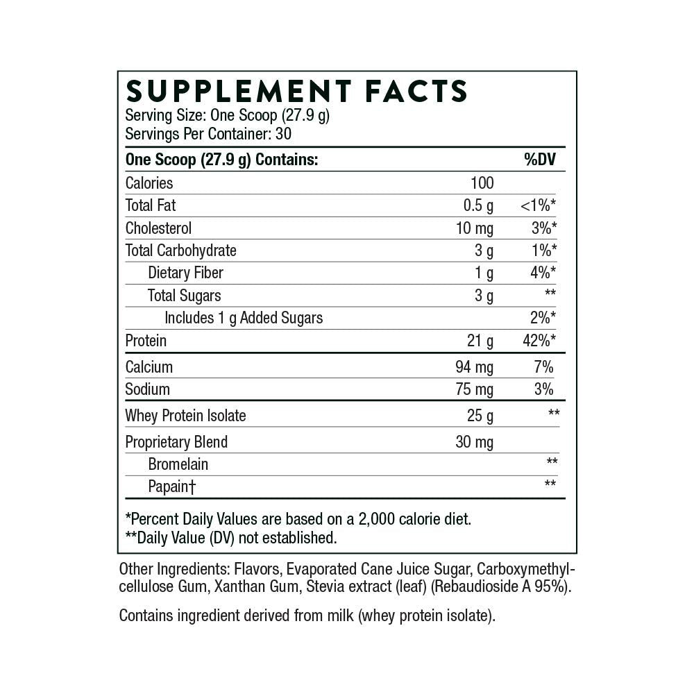 THORNE - Muscle Support Bundle - Whey Protein Isolate Vanilla & Creatine - NSF Certified - 30 to 90 Servings