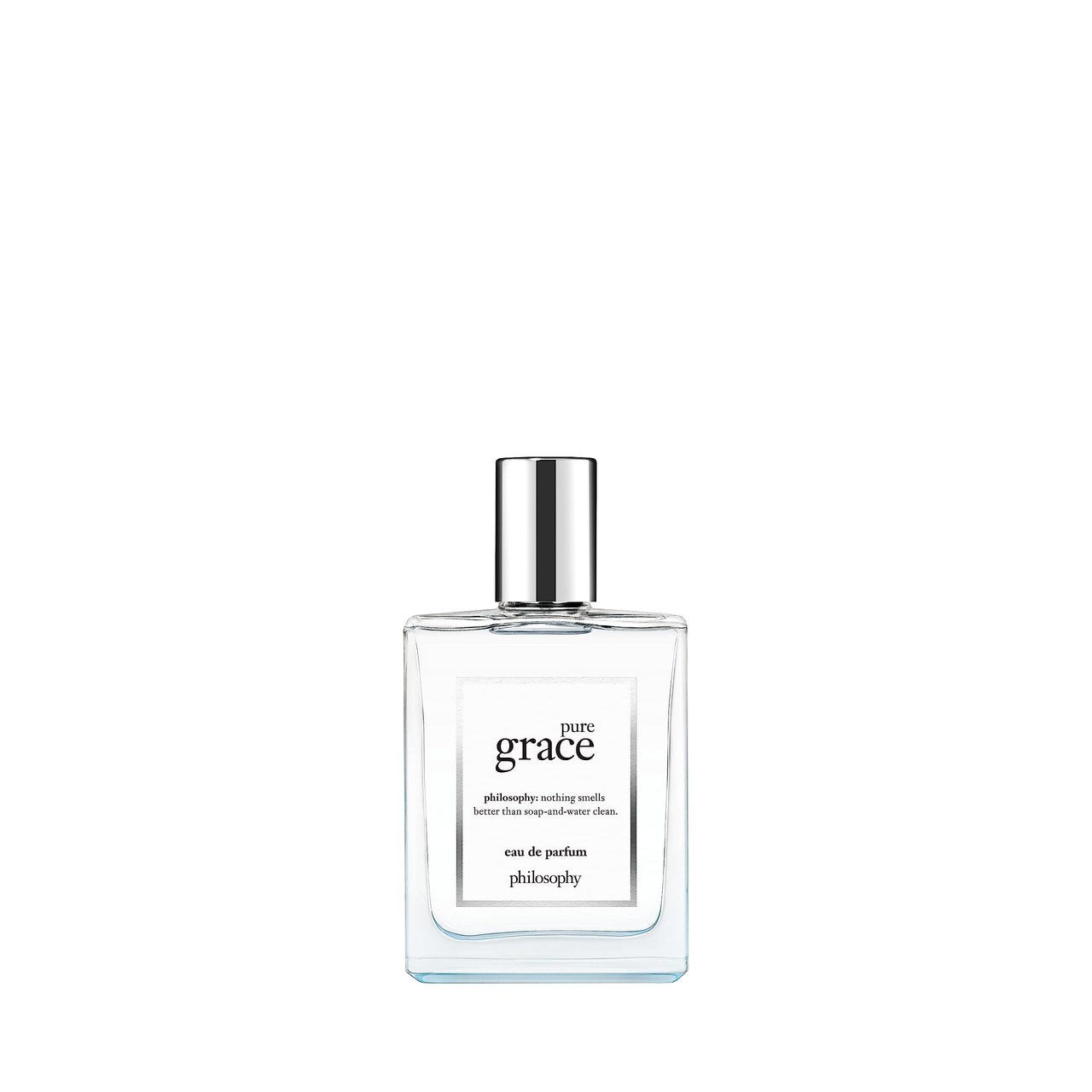 philosophy pure grace eau de parfum - crisp & clean women's perfume - with notes of water lily, leafy greens & musk - long lasting fragrance - 2 fl oz