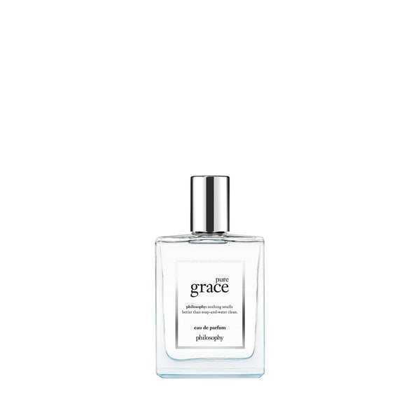 philosophy pure grace eau de parfum - crisp & clean women's perfume - with notes of water lily, leafy greens & musk - long lasting fragrance - 2 fl oz