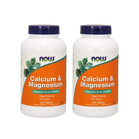 Thumbnail for Now Foods Calcium & Magnesium, 250 Tablets (Pack of 2)