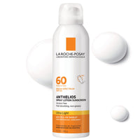 Thumbnail for La Roche-Posay Anthelios Ultra-Light Sunscreen Spray Lotion SPF 60, Spray Sunscreen For Face & Body, Broad Spectrum SPF + Antioxidants, Oil Free, Alcohol Free, Water Resistant 80 Min., 5 Fl. Oz.
