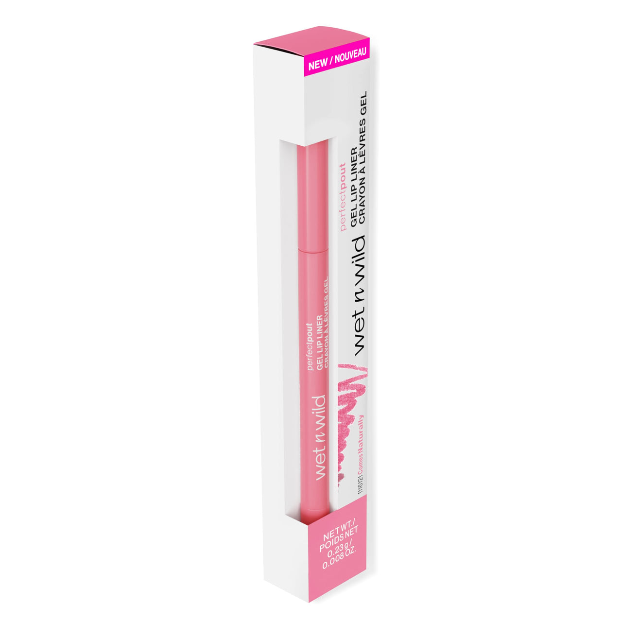 wet n wild Perfect Pout Gel Lip Liner, Rich Creamy Long Lasting Color, Well-Defined and Flawless Application, Vegan & Cruelty-Free -Comes Naurally