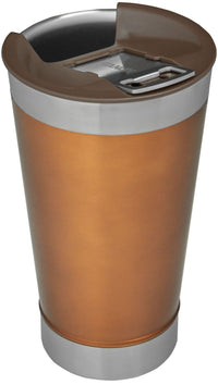Thumbnail for STANLEY Stay-Chill Beer Pint 16 oz | Wide Mouth Lid | Built-In Bottle Opener | Beer Tumbler Cup | Insulated Stainless Steel Pint Glass | BPA-Free | Maple