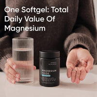 Thumbnail for Sports Research® Magnesium Oxide 420mg with Coconut MCT Oil - Magnesium Supplement for Muscle, Nerve, and Bone Support* - Gluten-Free, Non-GMO - 90 Softgels