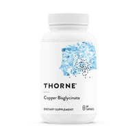 Thumbnail for THORNE - Copper Bisglycinate - Well-Absorbed Trace Mineral Supplement - 60 Capsules