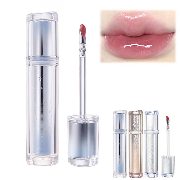 Ice Watery Lip Gloss, Mirror Tea Jelly Light Lip Glaze, Moisturizing Nonstick Liquid Lipstick (#11 Blueberry Bailey's Sweet)
