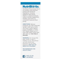 Thumbnail for NutriBiotic Nasal Spray Plus 1 Fl Oz | Nasal Lubricant Plus GSE, Xylitol & Botanical Extracts | Moisturize & Help Flush Irritants from Nasal Passages | Measured Dose Pump | Drug-Free & Non-Medicated