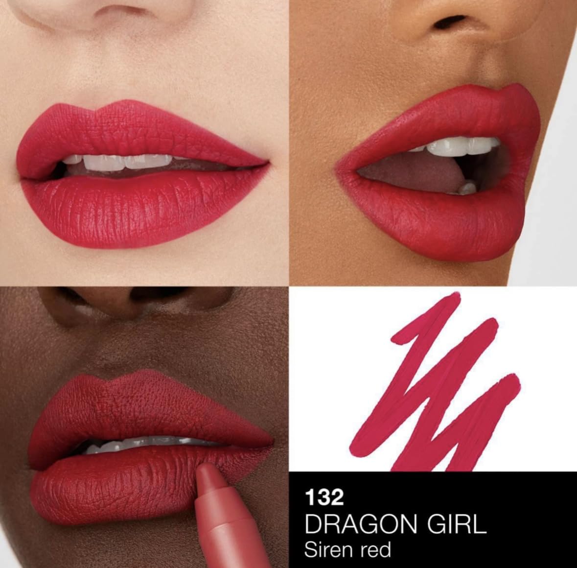 NARS NARS38 Mini Power Matte High-Intensity Lip Pencil Duo - Cruella & Dragon Girl