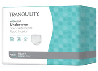 Thumbnail for Tranquility Essential Underwear, for Heavy Incontinence, Soft & Breathable Pull-On Style, Full-Rise Fit, Secure Protection with Kufguards, Latex-Free, Unisex, Adult Medium, 20ct Bag